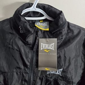 NWT Everlast Black Light Weight Rain Jacket